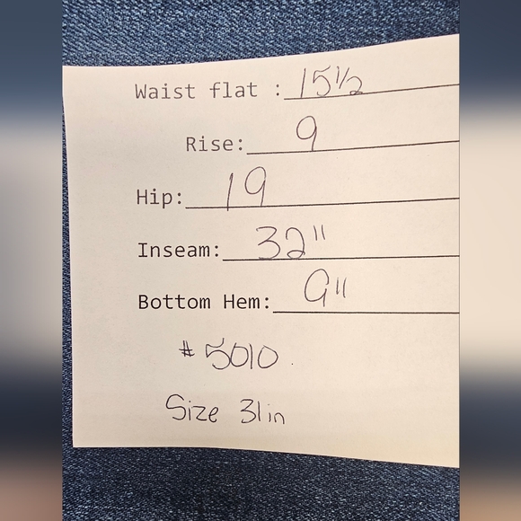 Wrangler Willow Ultimate Riding Jean Blue Denim Mid-rise Size 31x32 - Picture 5 of 7